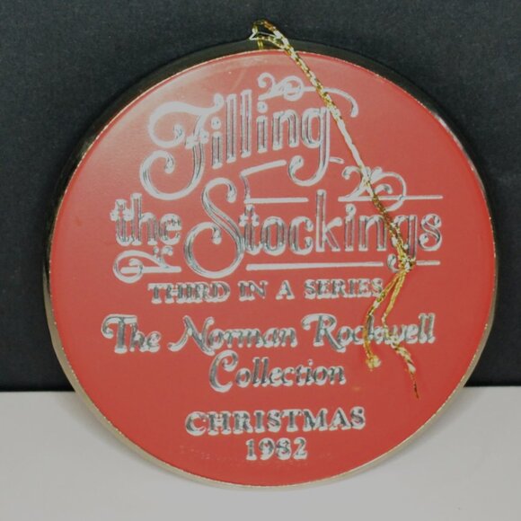 Norman Rockwell Cameo Ornaments Set Of 5 Holiday Decor Christmas Tree - Picture 11 of 11